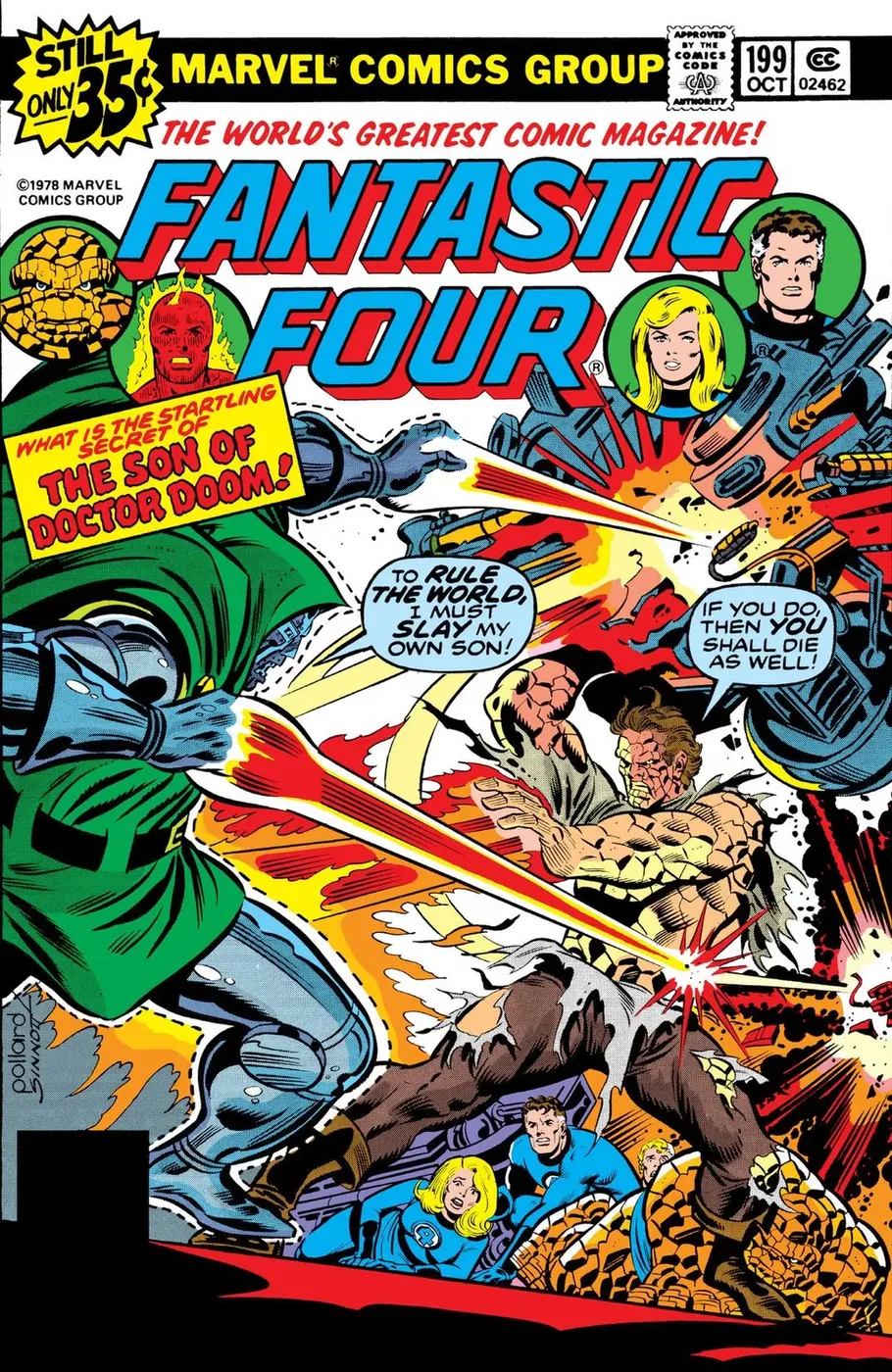 Cover of Fantastic Four #199