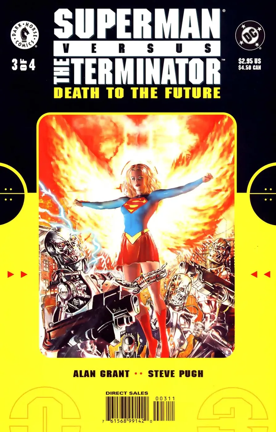 Cover of Superman vs. The Terminator: Death to the Future #3