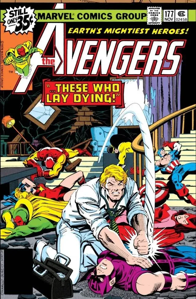 Cover of The Avengers #177