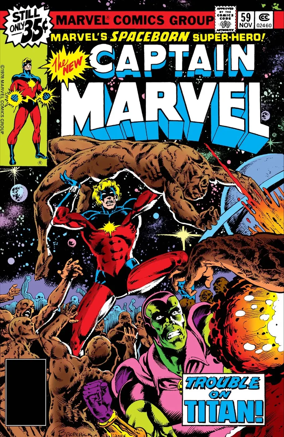 Cover of Captain Marvel #59