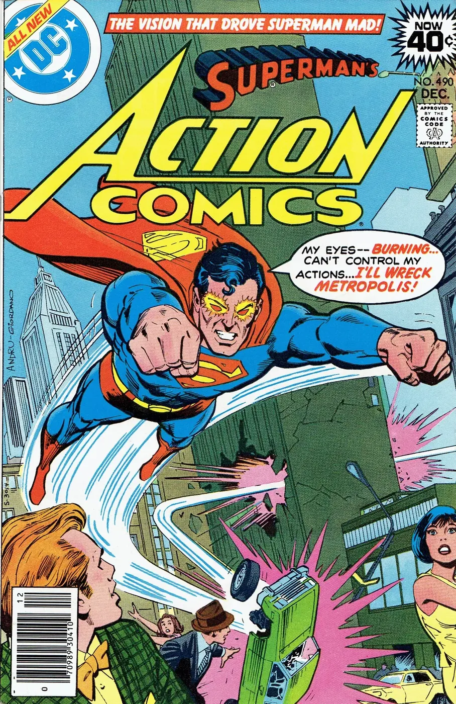 Cover of Action Comics #490