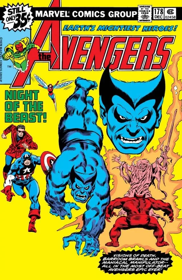 Cover of The Avengers #178