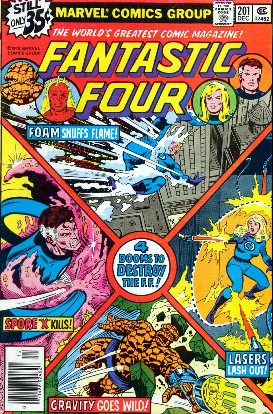 Cover of Fantastic Four #201
