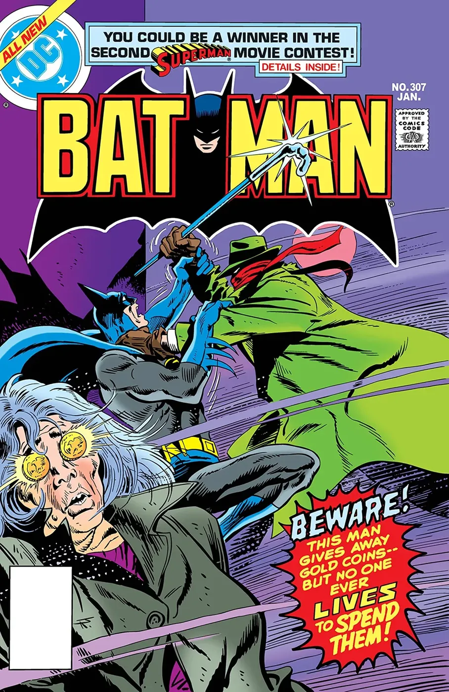 Cover of Batman #307