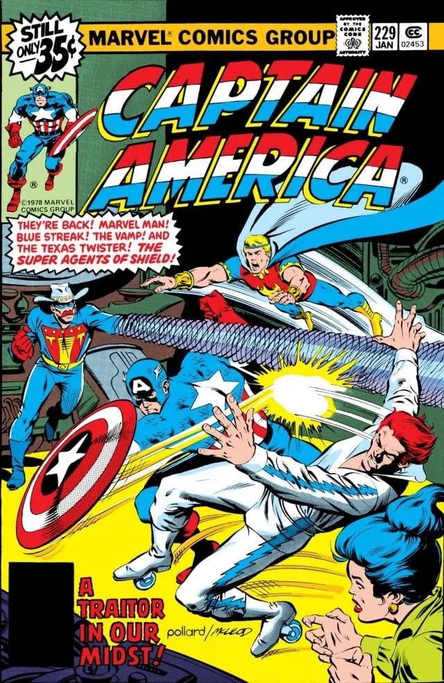 Cover of Captain America #229