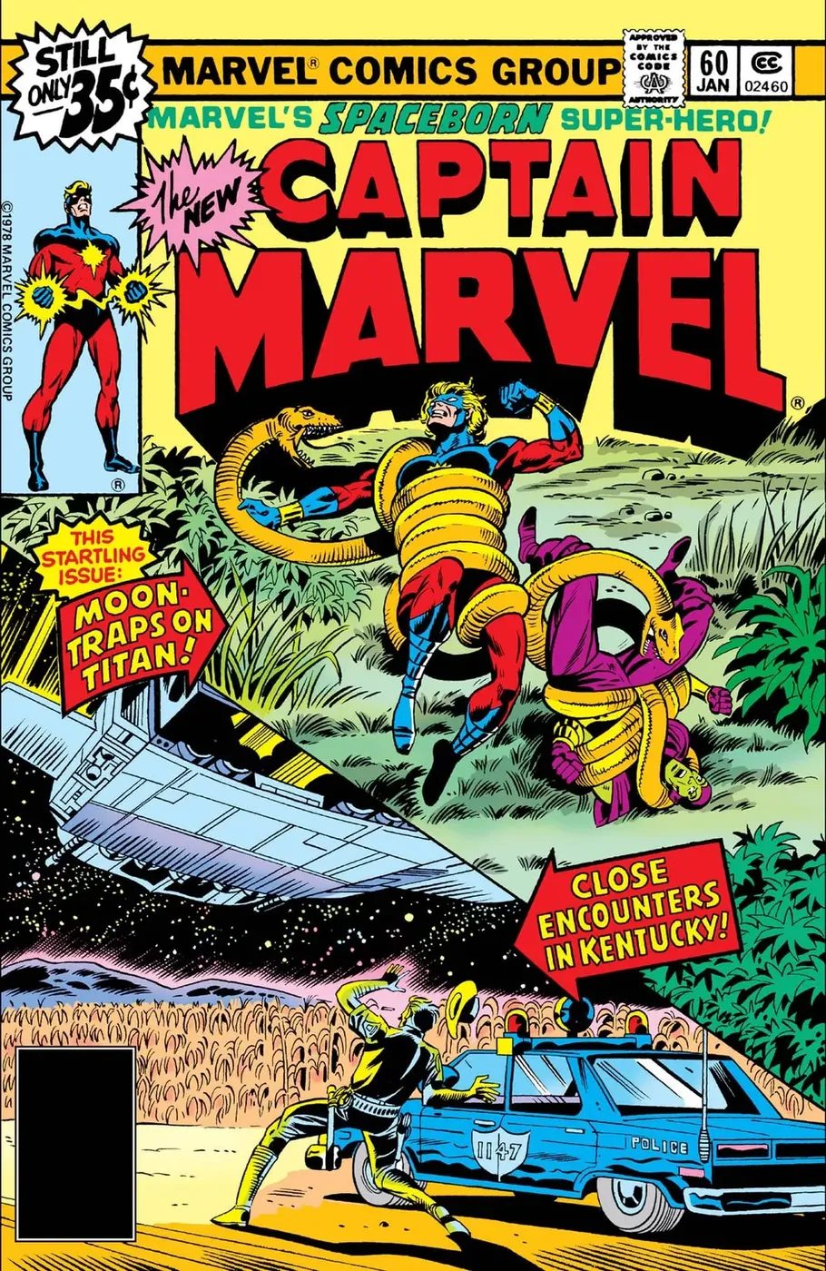 Cover of Captain Marvel #60