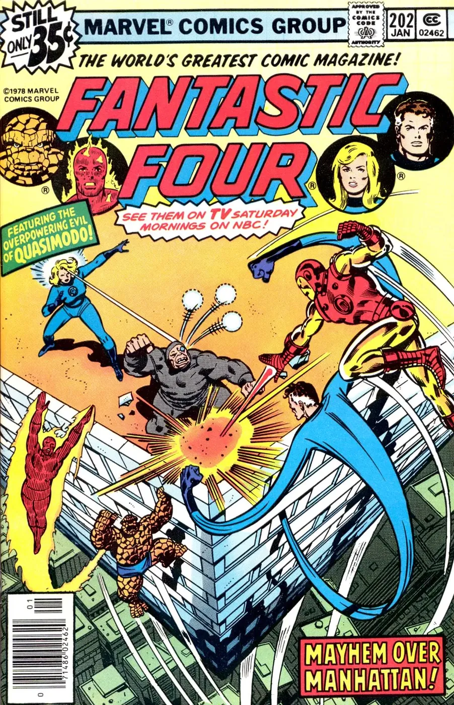 Cover of Fantastic Four #202
