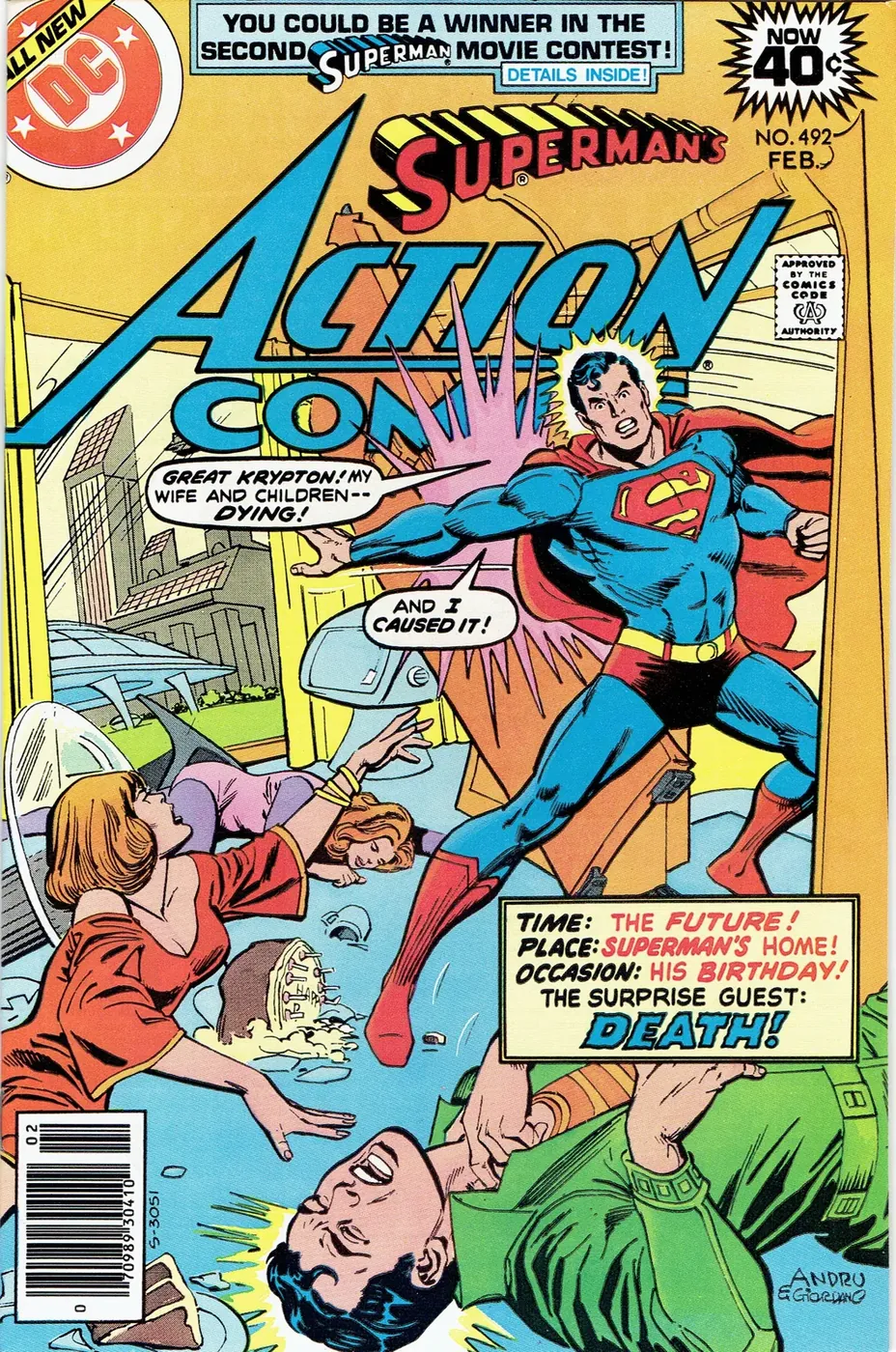 Cover of Action Comics #492