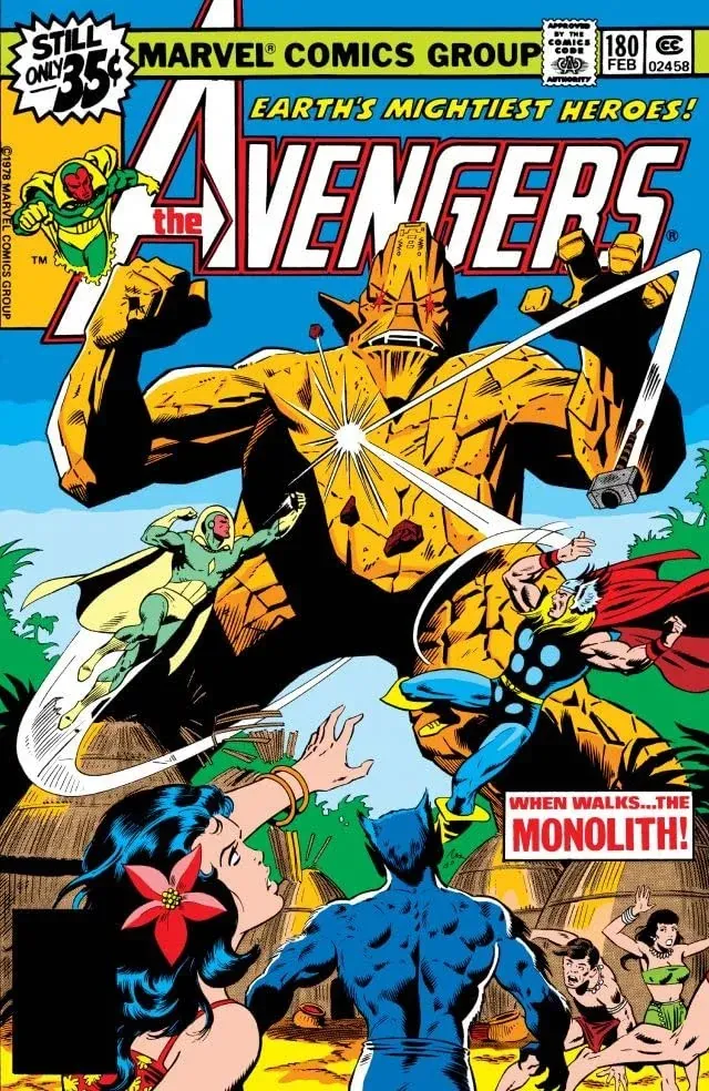 Cover of The Avengers #180