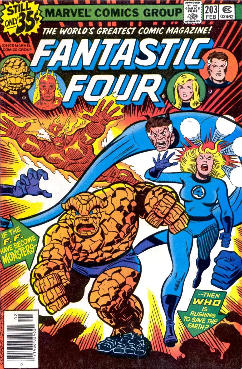 Cover of Fantastic Four #203