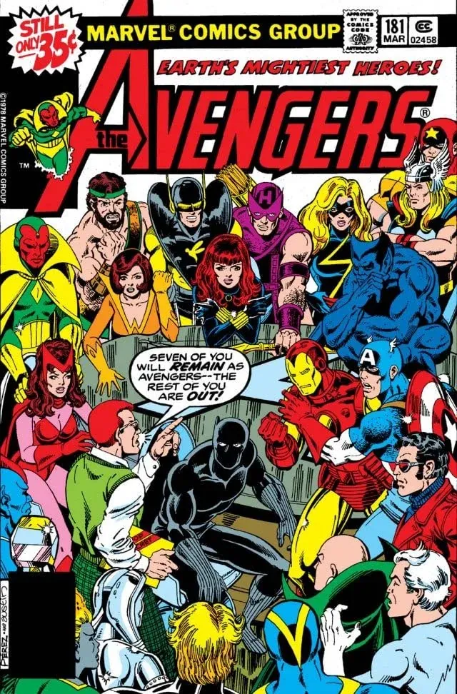 Cover of The Avengers #181