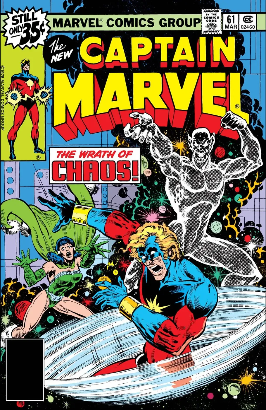 Cover of Captain Marvel #61