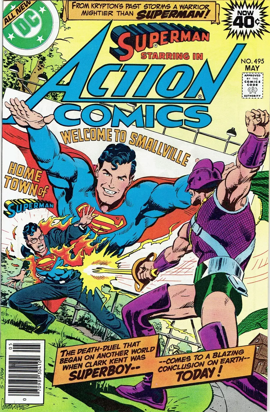 Cover of Action Comics #495