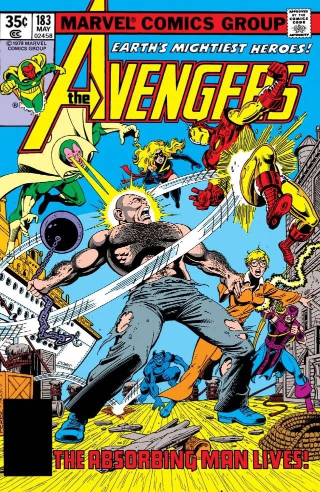 Cover of The Avengers #183