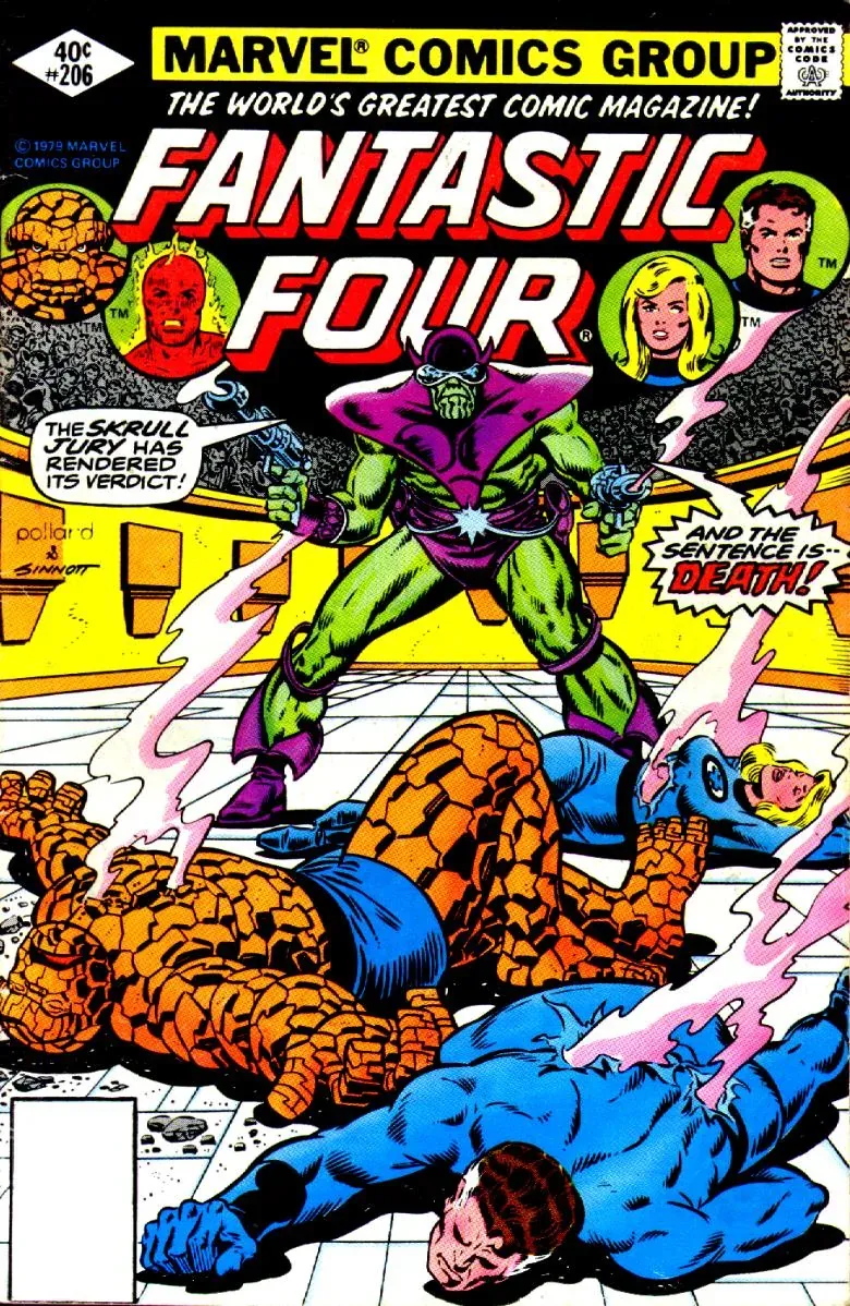 Cover of Fantastic Four #206