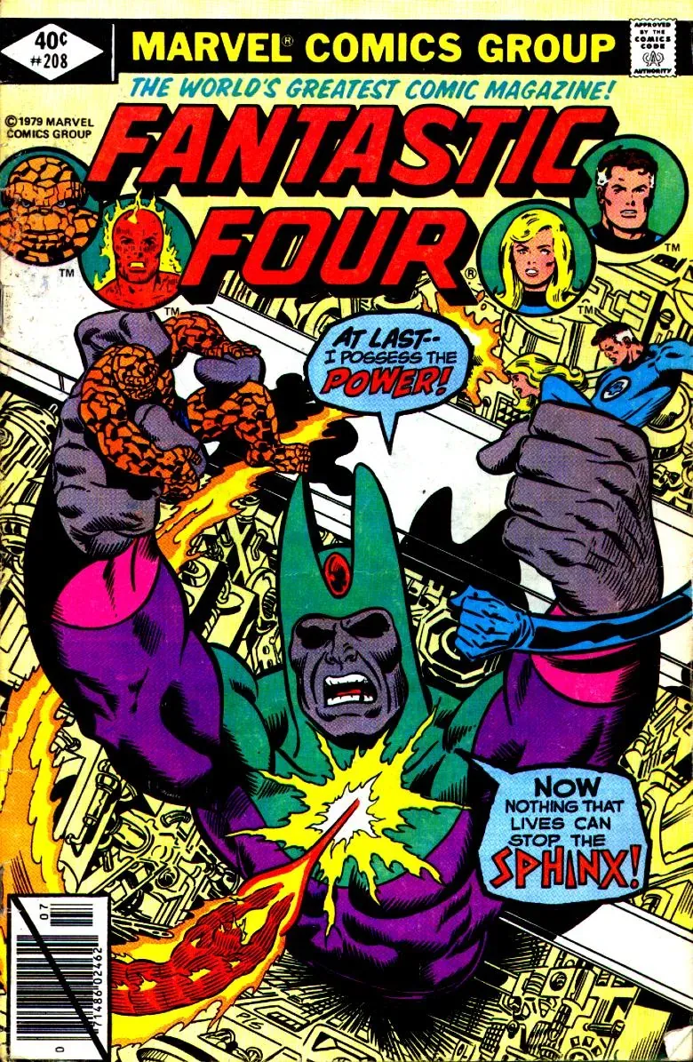 Cover of Fantastic Four #208