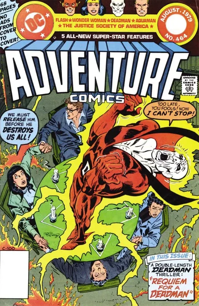 Cover of Adventure Comics #464