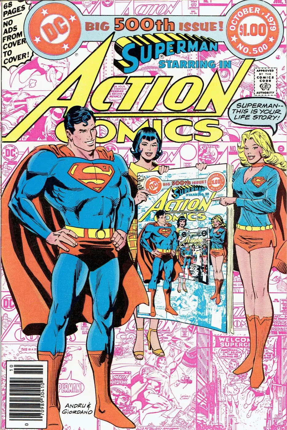 Cover of Action Comics #500
