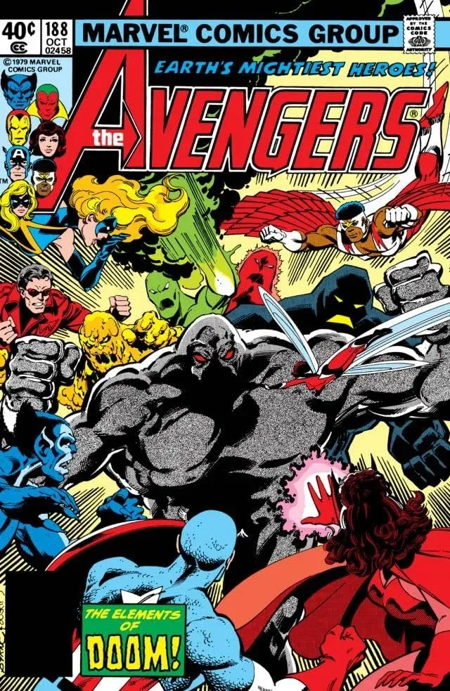 Cover of The Avengers #188