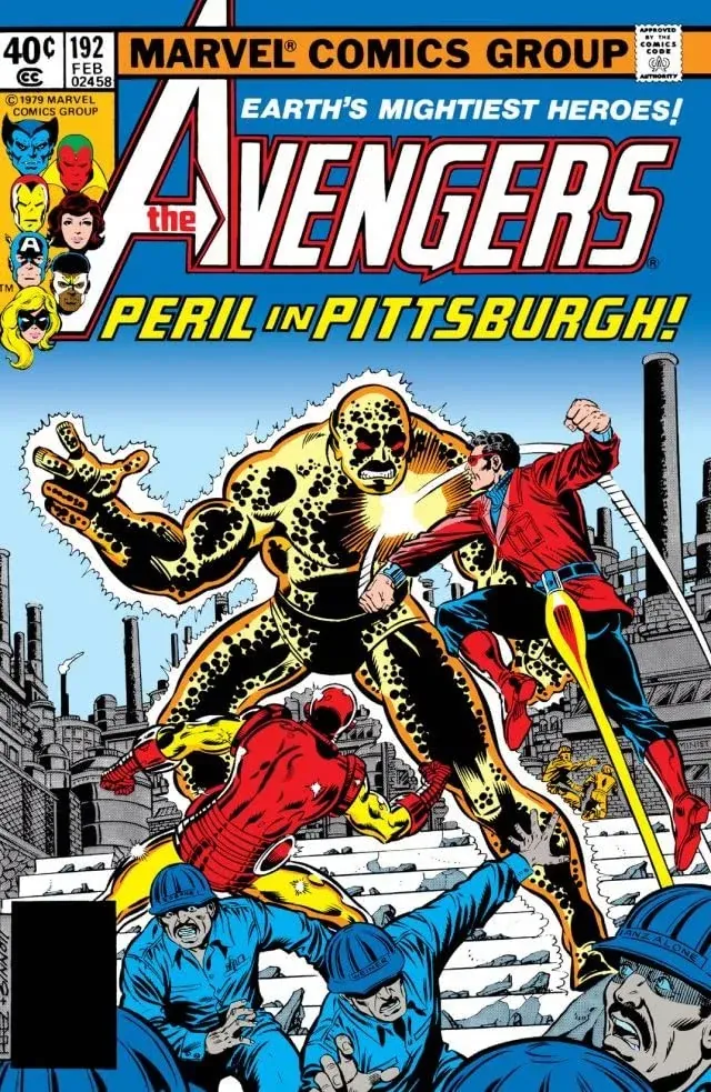 Cover of The Avengers #192