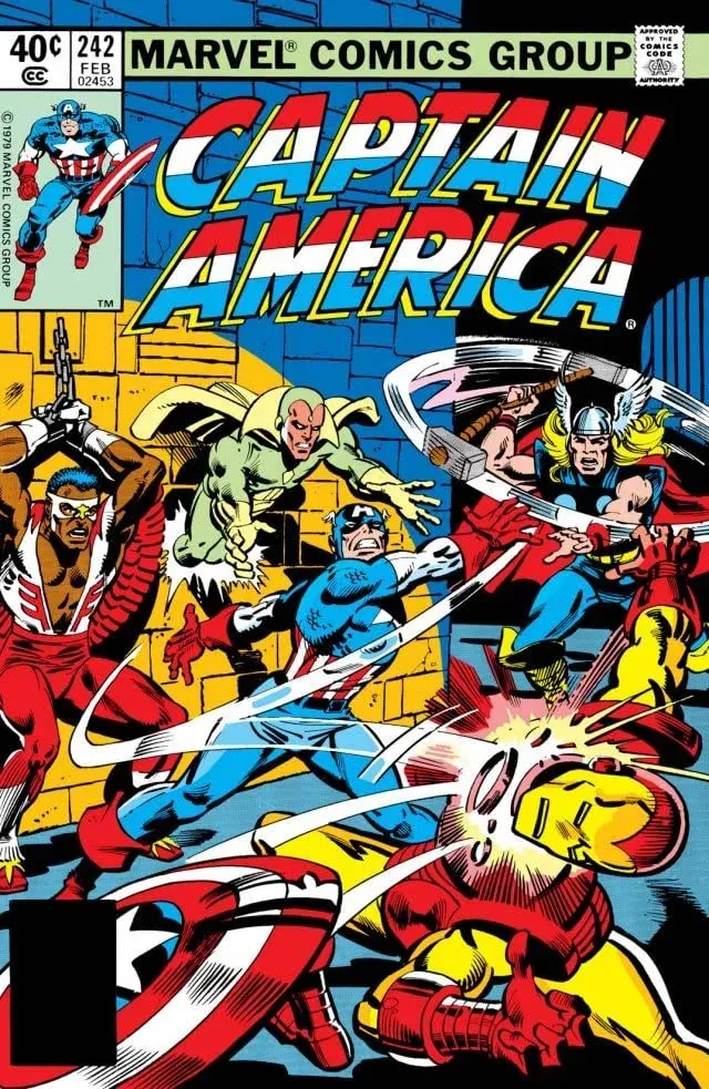 Cover of Captain America #242