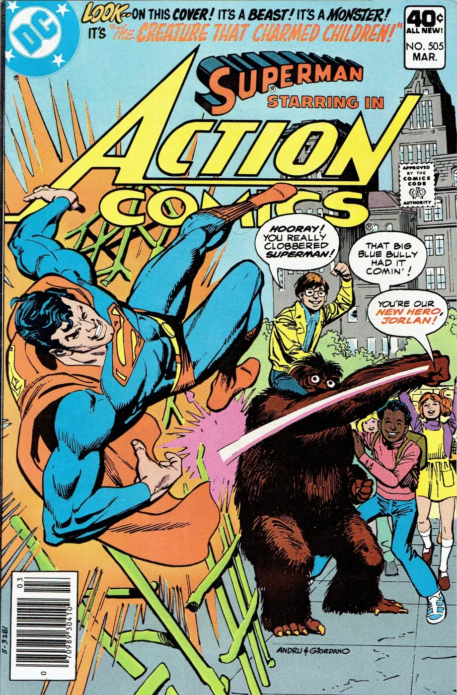Cover of Action Comics #505
