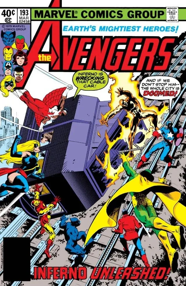 Cover of The Avengers #193