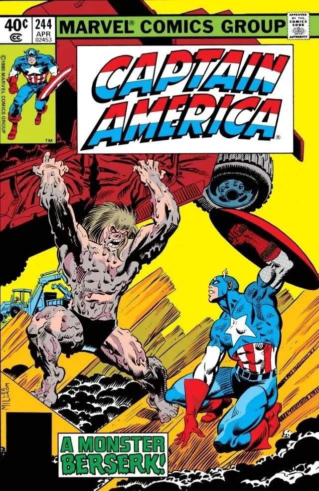 Cover of Captain America #244