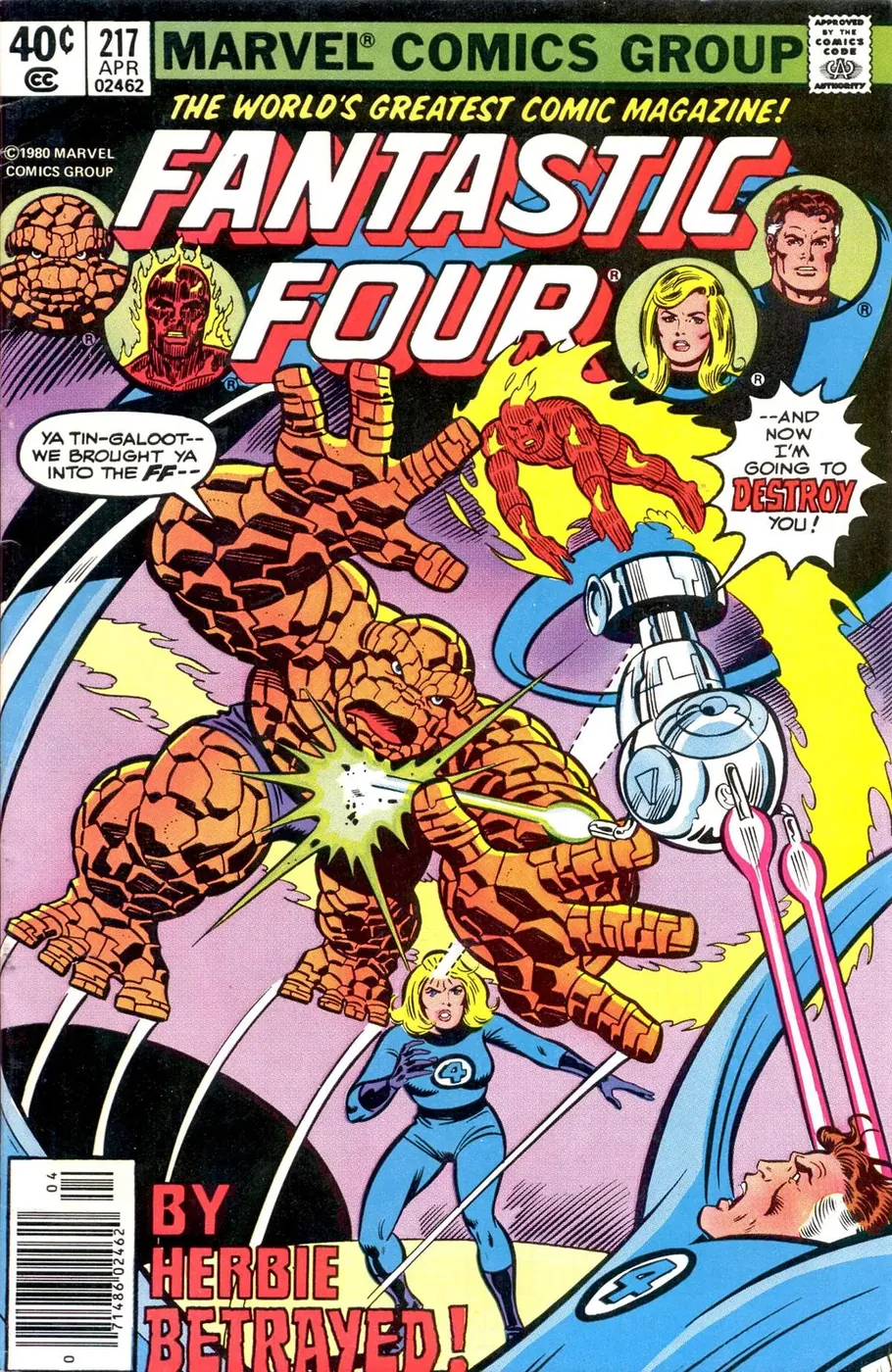 Cover of Fantastic Four #217