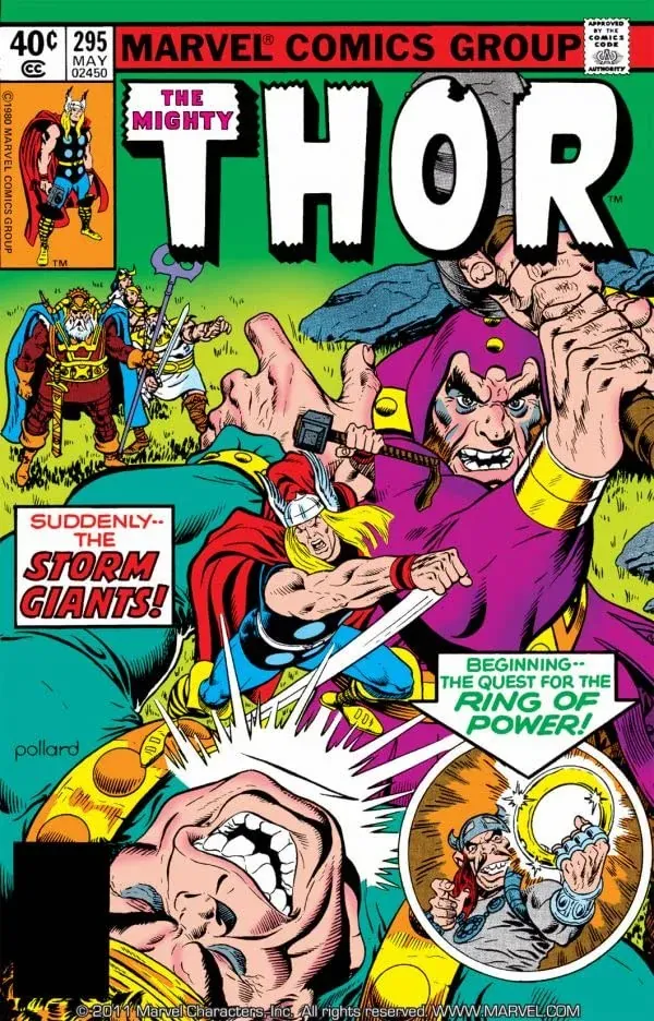 Cover of Thor #295