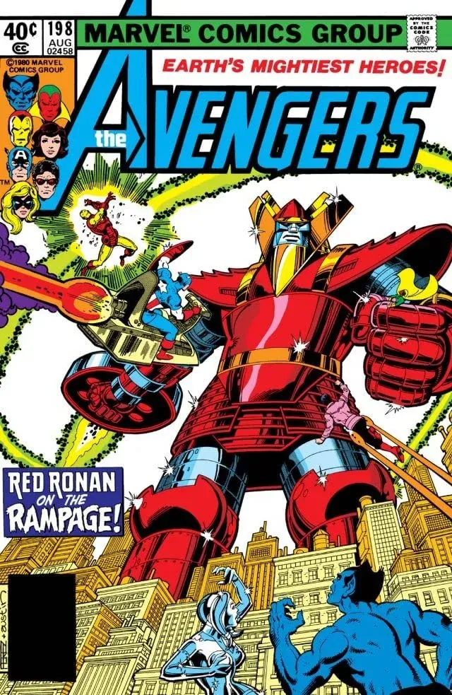 Cover of The Avengers #198