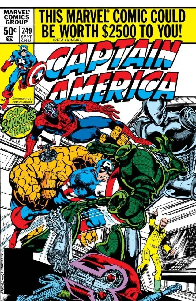 Cover of Captain America #249
