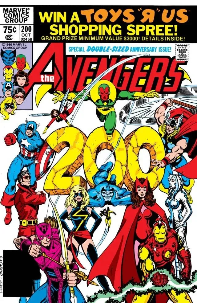 Cover of The Avengers #200