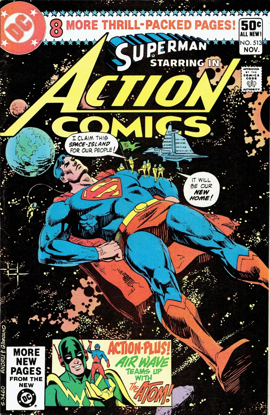 Cover of Action Comics #513