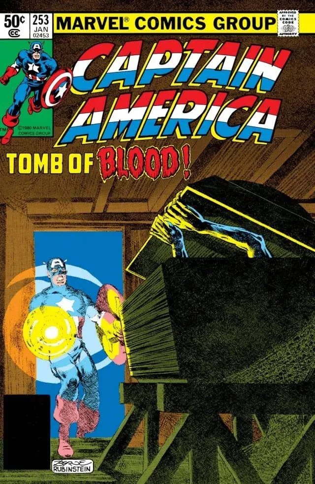 Cover of Captain America #253