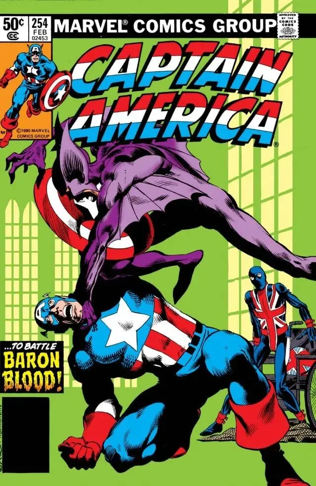 Cover of Captain America #254