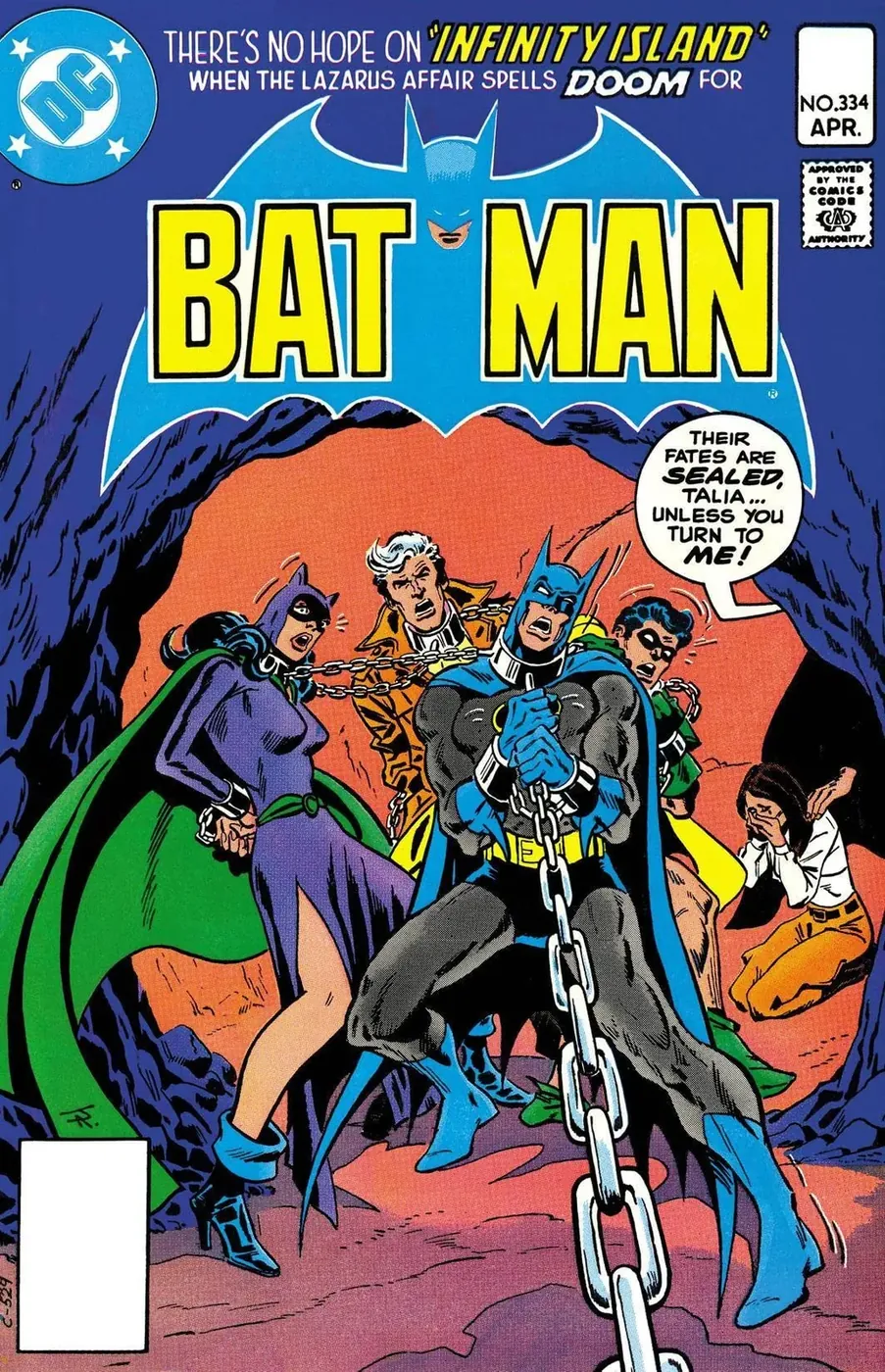 Cover of Batman #334