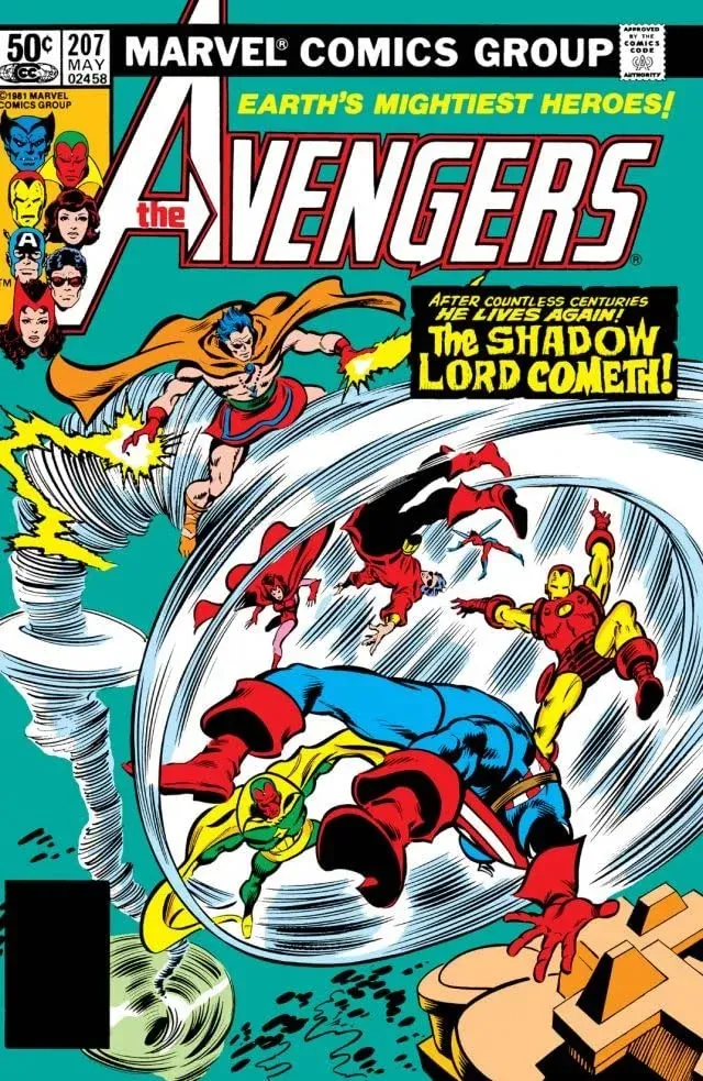 Cover of The Avengers #207
