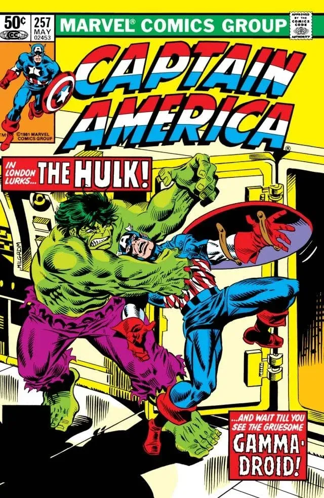 Cover of Captain America #257