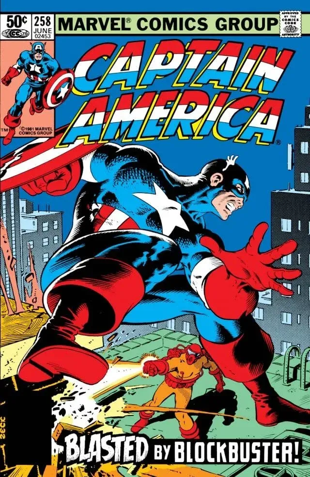Cover of Captain America #258