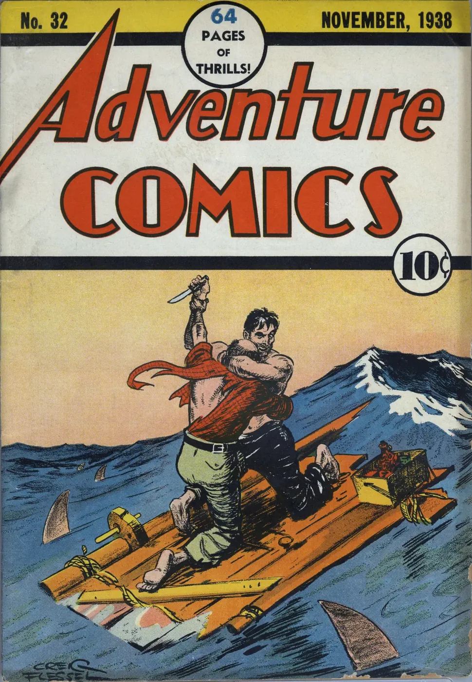 Cover of Adventure Comics #32