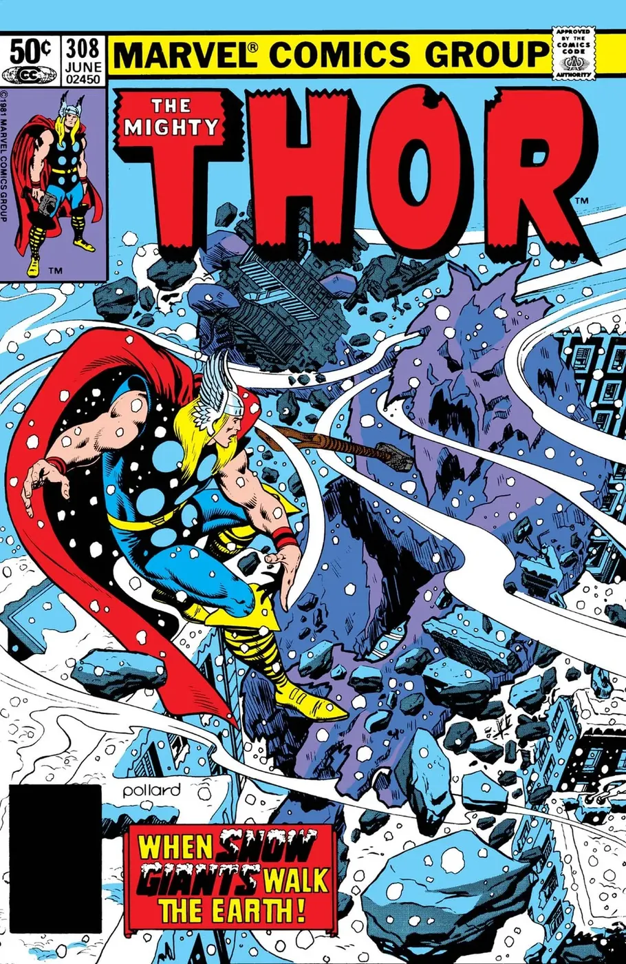 Cover of Thor #308