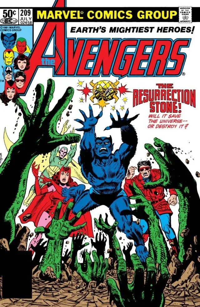 Cover of The Avengers #209