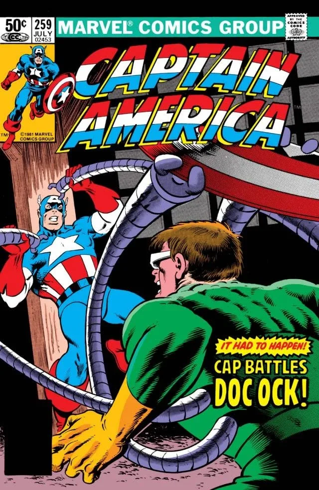Cover of Captain America #259
