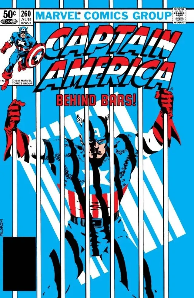 Cover of Captain America #260