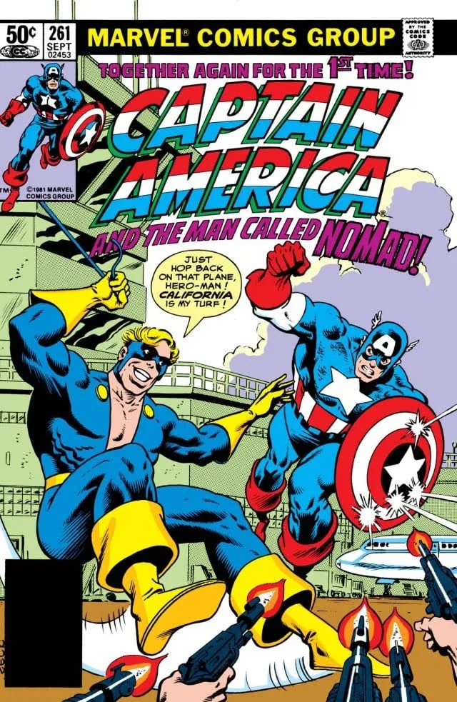 Cover of Captain America #261
