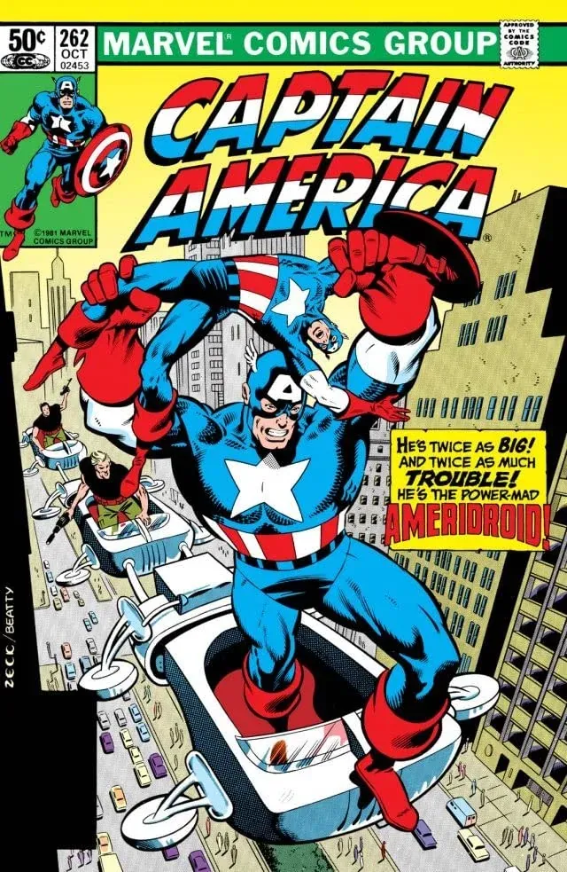 Cover of Captain America #262