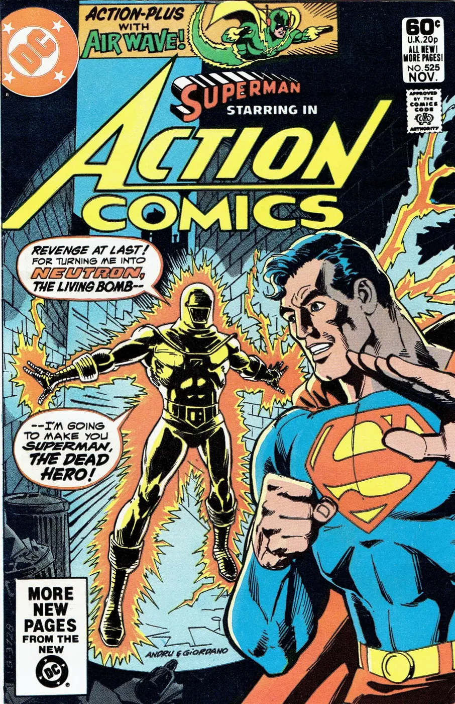 Cover of Action Comics #525