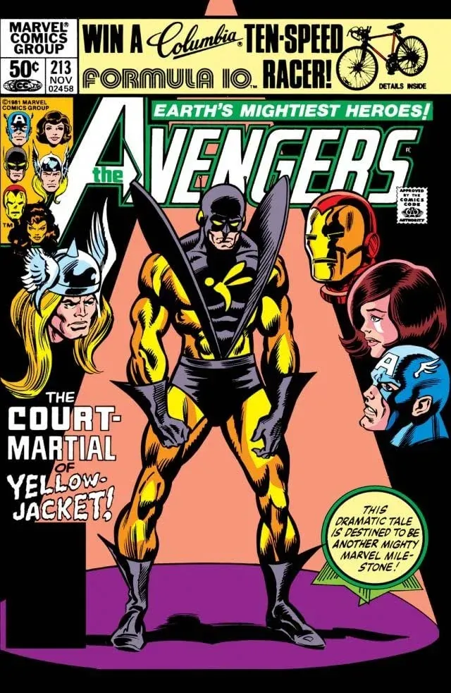 Cover of The Avengers #213