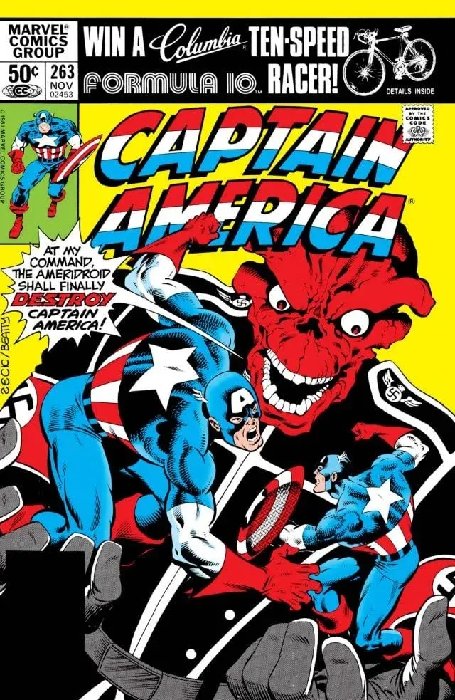 Cover of Captain America #263